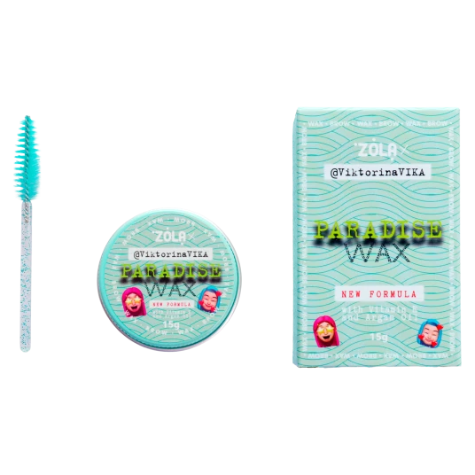 ZOLA Viktorina Vika Віск для брів 15 г Paradise Wax with Vitamin E and Argan Oil