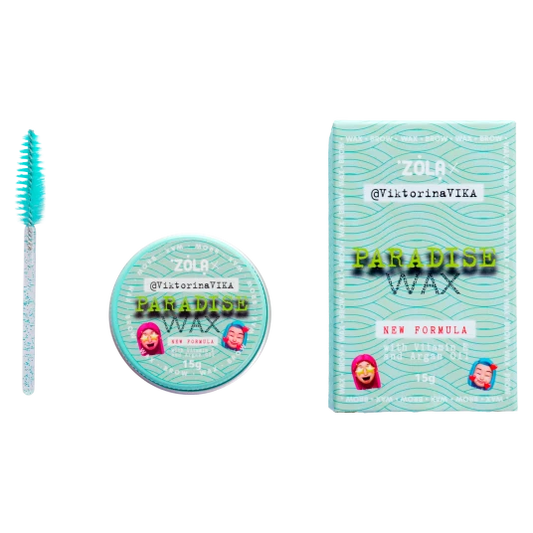 ZOLA Viktorina Vika Віск для брів 15 г Paradise Wax with Vitamin E and Argan Oil