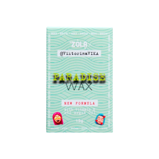 ZOLA Viktorina Vika Віск для брів 15 г Paradise Wax with Vitamin E and Argan Oil