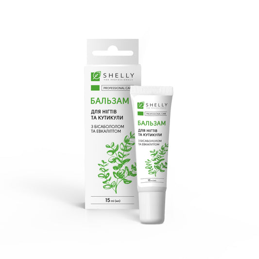 STRENGTHENING NAIL BALM WITH BISABOLOL AND EUCALYPTUS SHELLY 15 ML