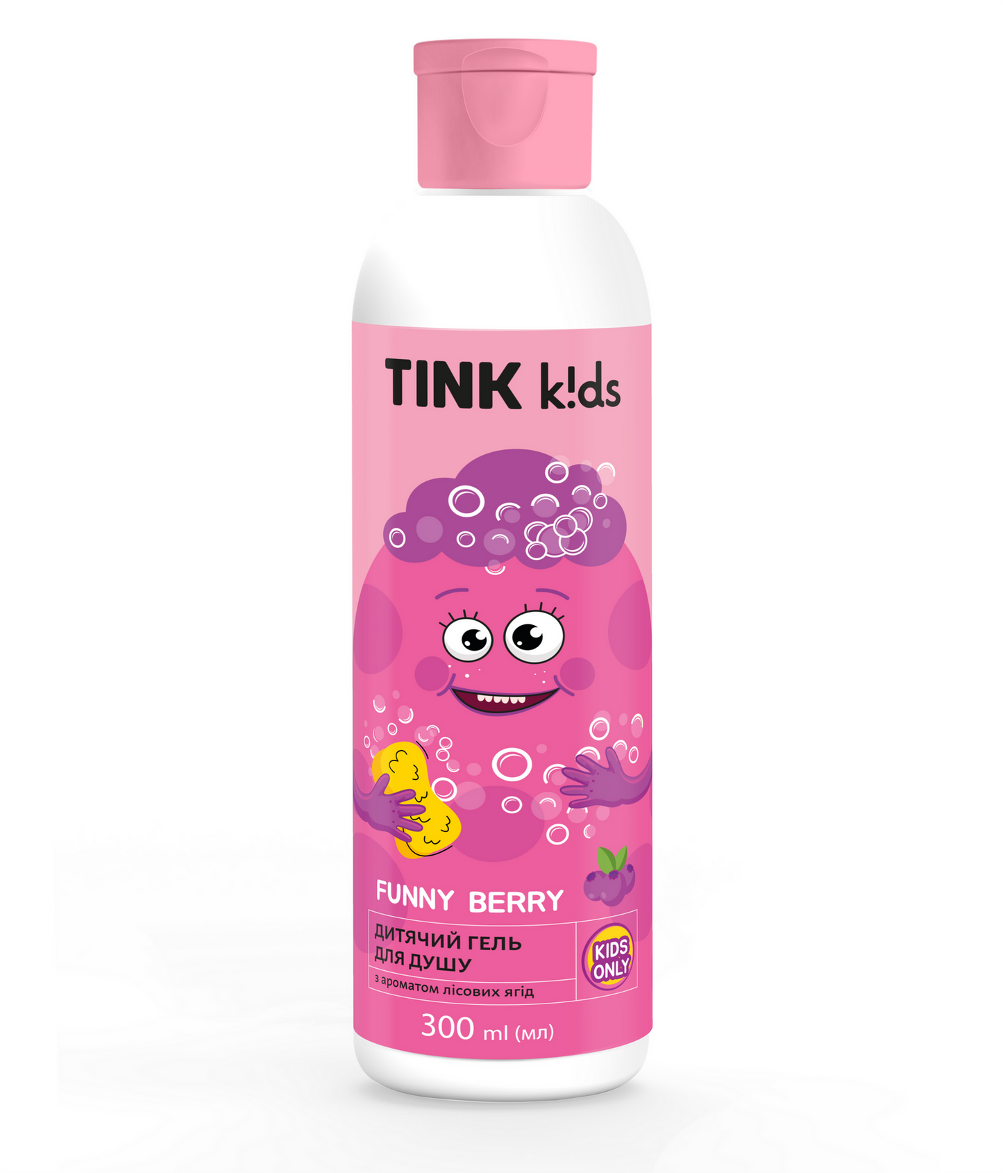 Дитячий гель для душу Funny Berry Tink kids 300 мл