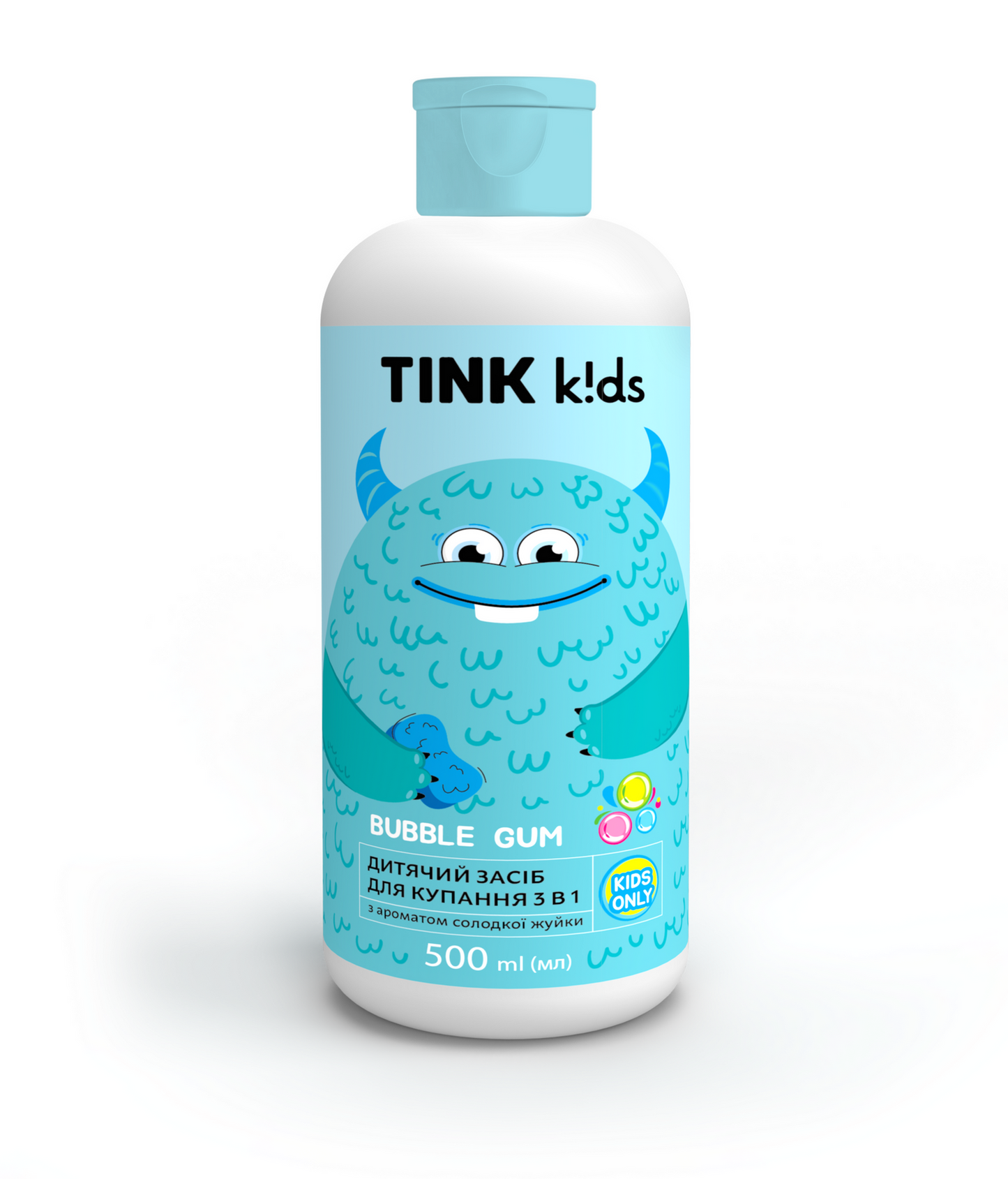Піна для ванни, що змінює колір Bubble Gum Tink kids 300 мл