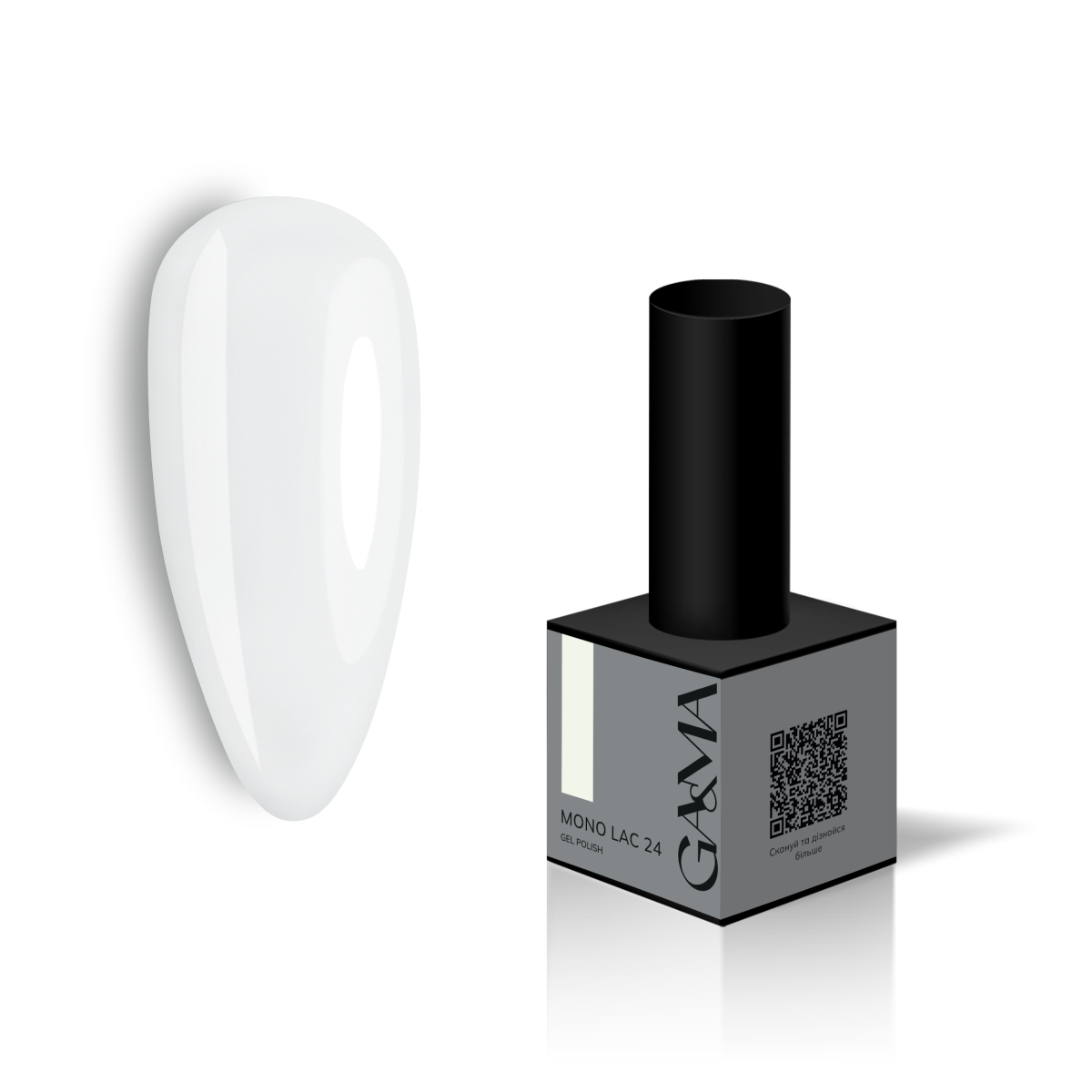 Гель-лак однофазний GaMa Mono Lac №024, 6 мл