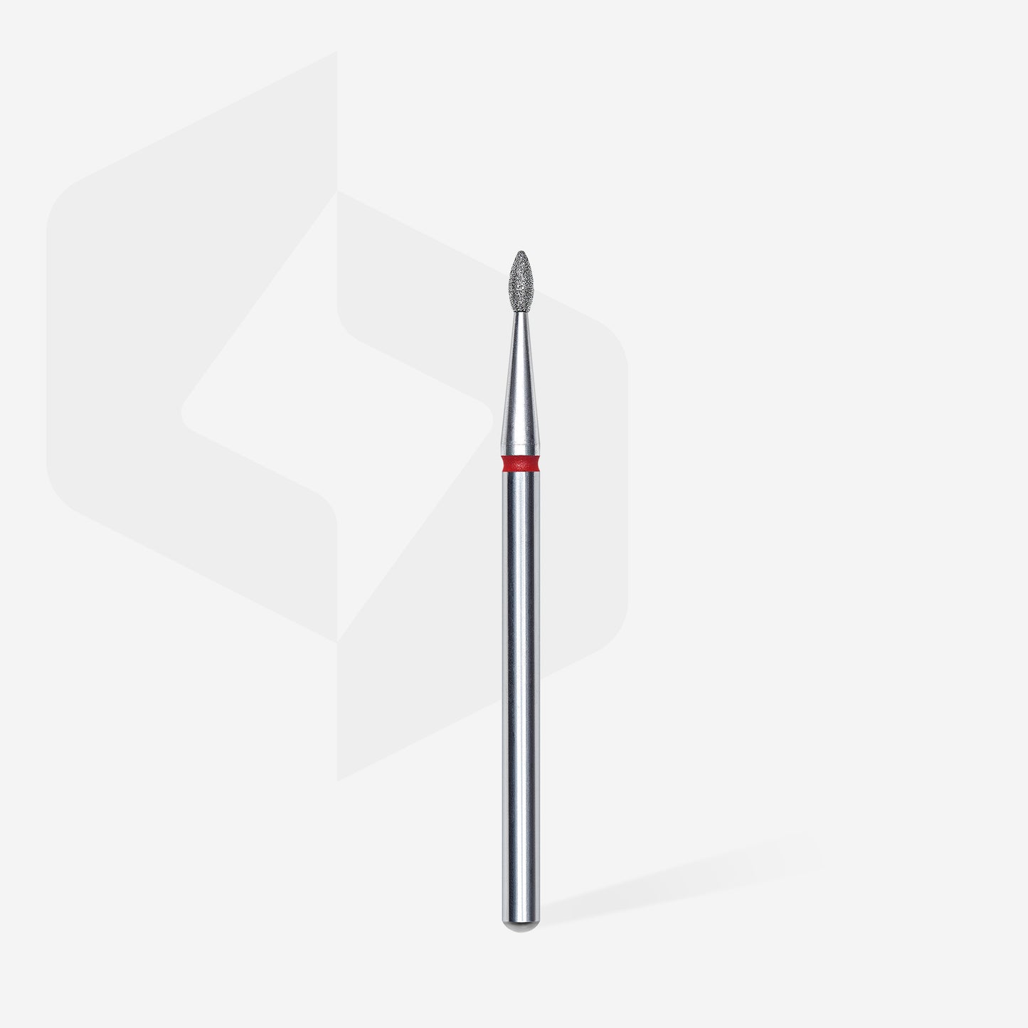 Staleks Pro Diamond Nail Drill Bit Flame Red 1.0 mm × 16 mm