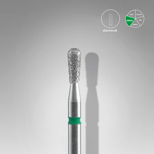 Staleks Pro Diamond Nail Drill Bit Match Green 2.3 mm × 5 mm