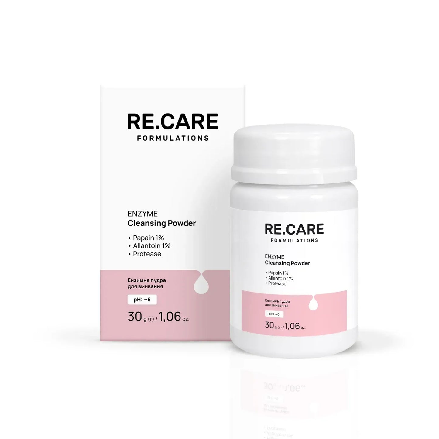 Ензимна пудра для вмивання Enzyme Cleansing Powder RECARE 30 г