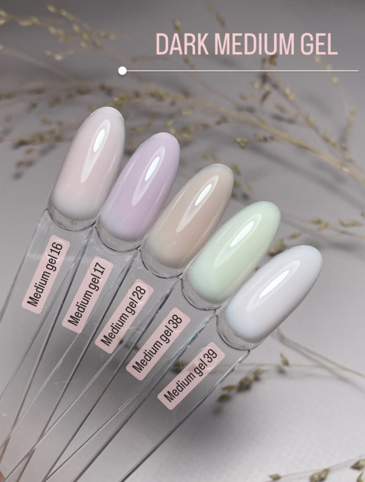 Гель DARK Medium Gel №39, без пензлика, 15 мл