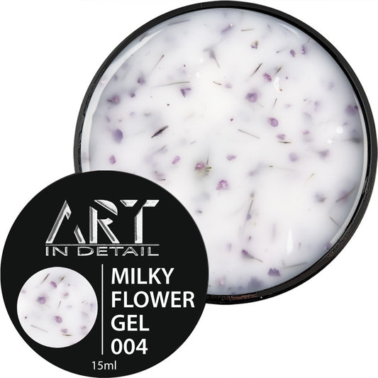 Nail gel ART Builder Gel Milky Flower No. 04, 15 ml