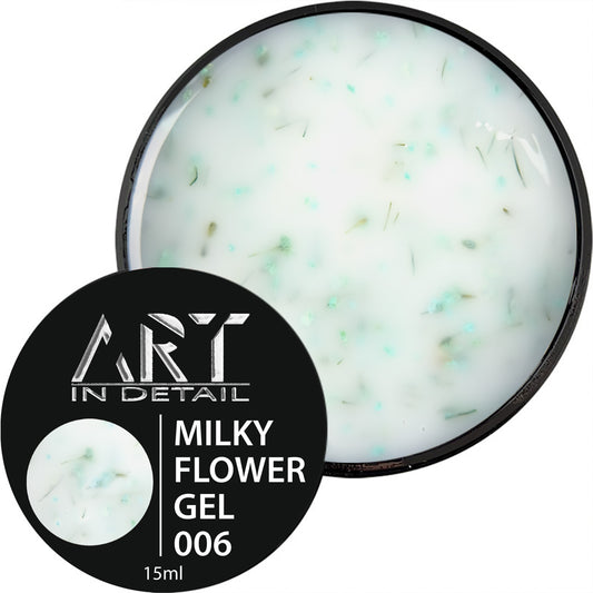 Nail gel ART Builder Gel Milky Flower No. 06, 15 ml