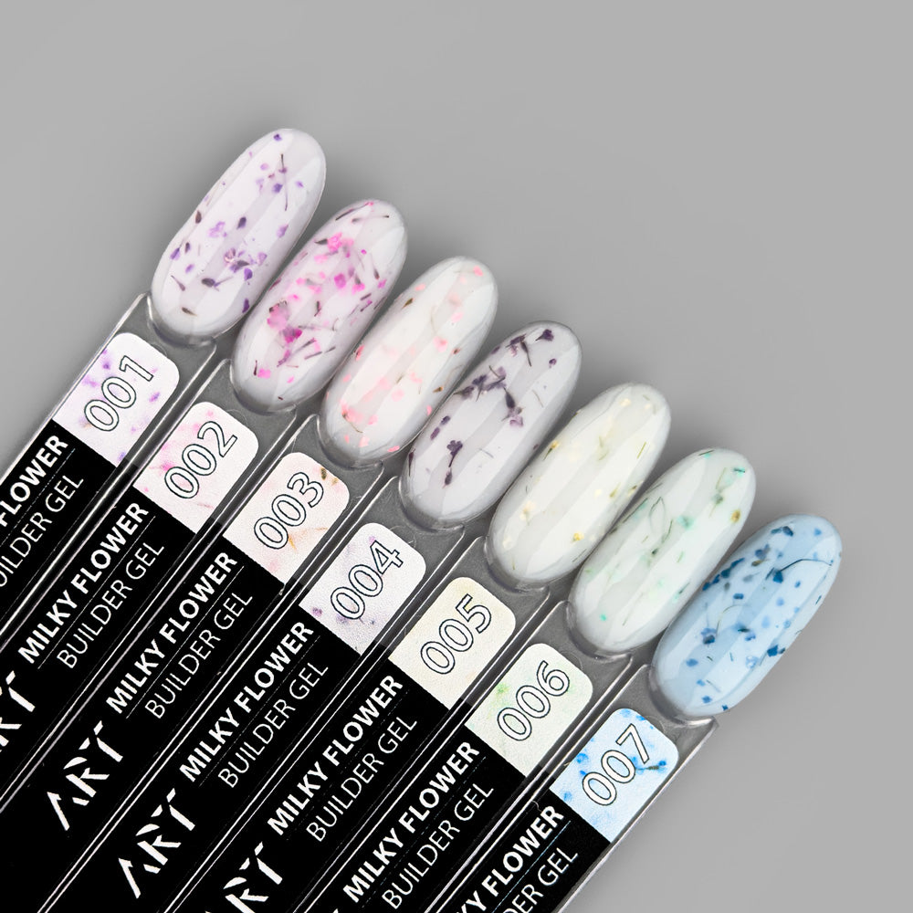 Nail gel ART Builder Gel Milky Flower No. 06, 15 ml