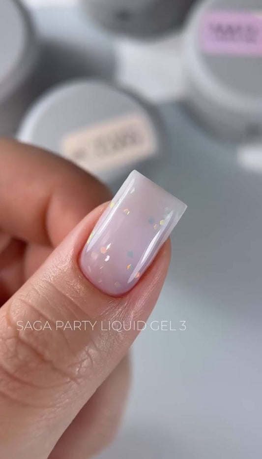 SAGA professional Liquid Party gel, 15мл, 03