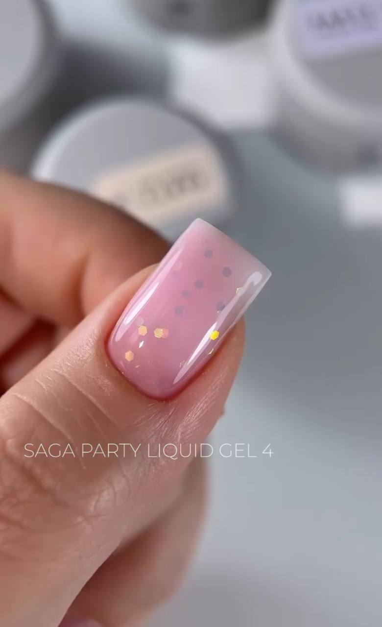 SAGA professional Liquid Party gel, 15мл, 04