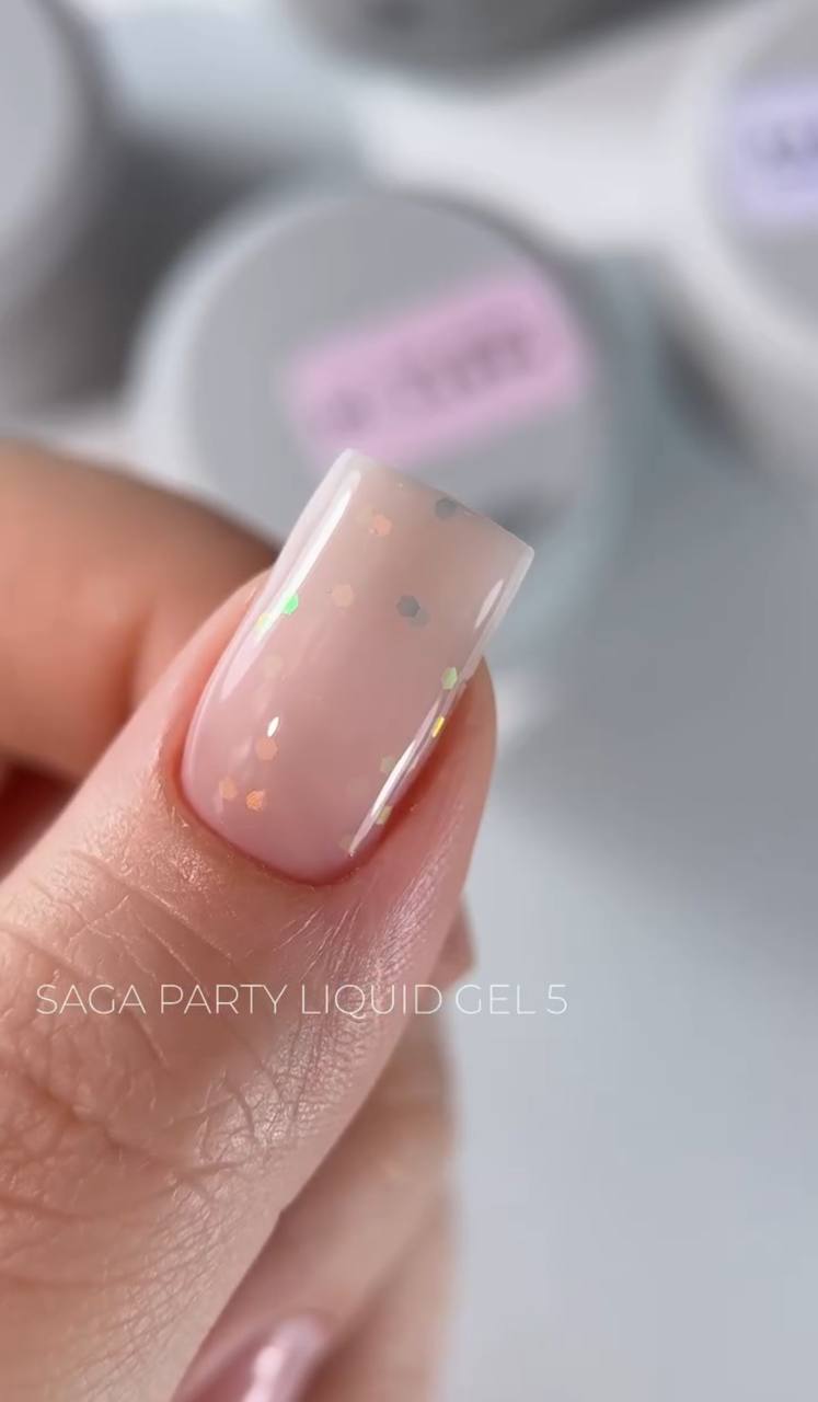 SAGA professional Liquid Party gel, 15мл, 05