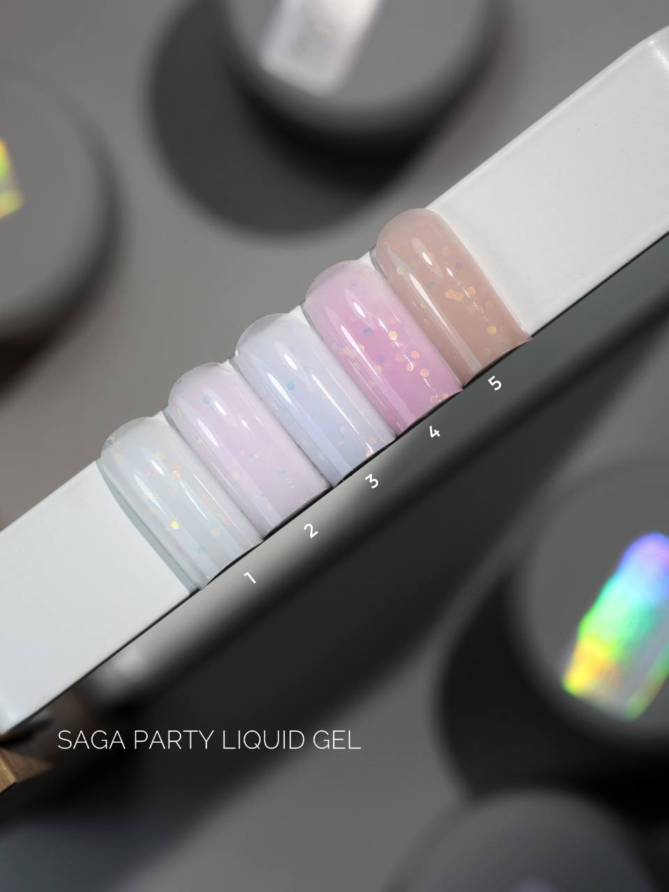 SAGA professional Liquid Party gel, 15мл, 03