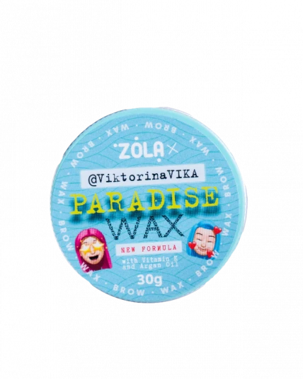 ZOLA Viktorina Vika Віск для брів 30 г Paradise Wax with Vitamin E and Argan Oil