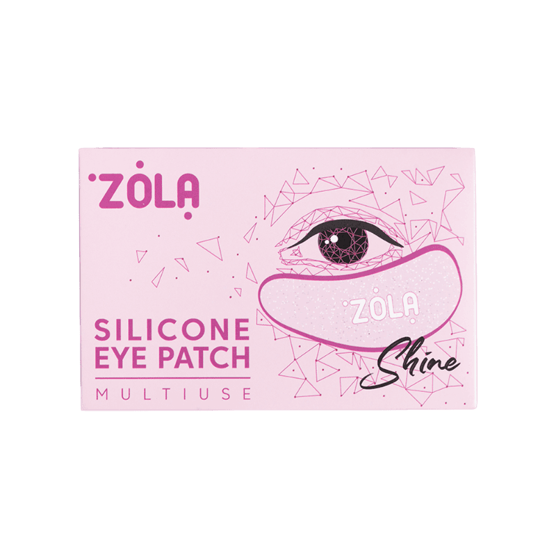 ZOLA ПАТЧІ СИЛІКОНОВІ БАГАТОРАЗОВІ ДЛЯ ОЧЕЙ (1 ПАРА) (РОЖЕВІ)