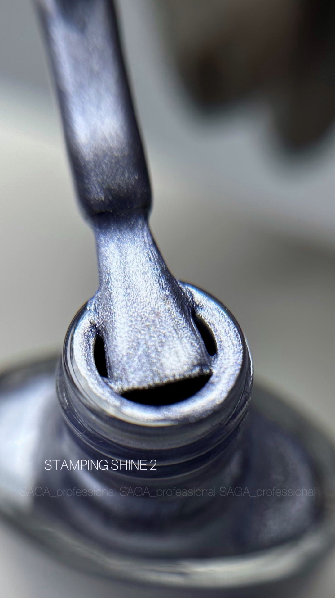 Saga Stemping Paint No2 Chrome (8 мл)