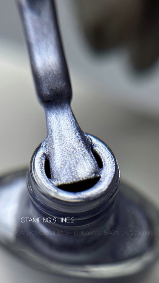 Saga Stemping Paint No2 Chrome (8 мл)