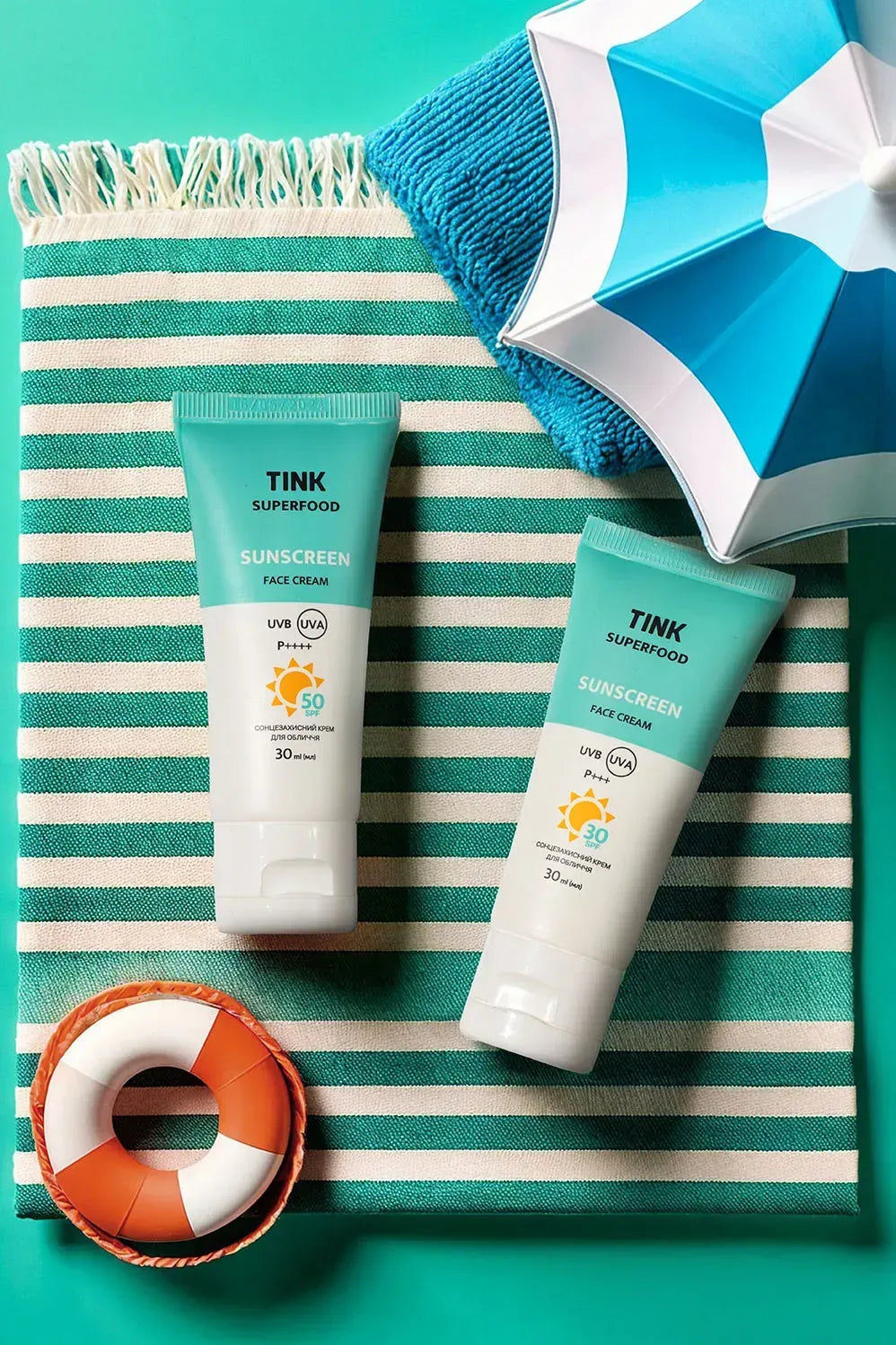 Сонцезахисний крем для обличчя SPF 30 Tink 30 мл