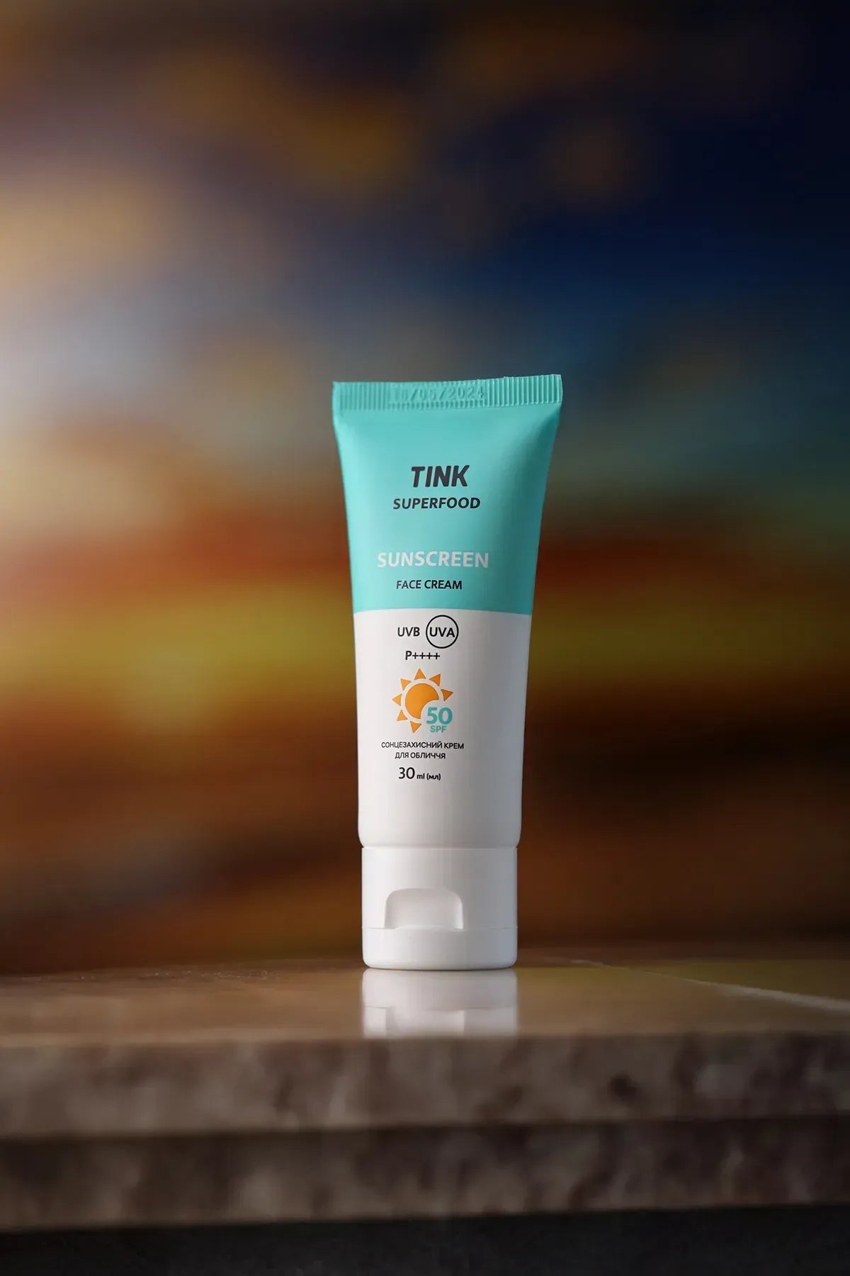 Сонцезахисний крем для обличчя SPF 50 Tink 30 мл
