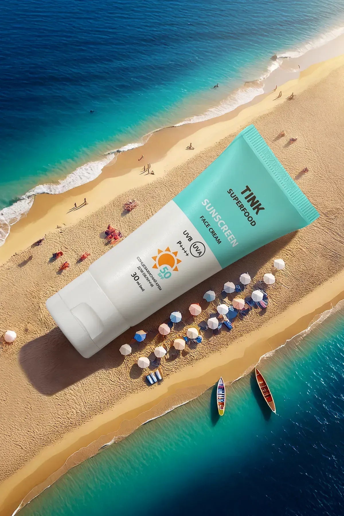Сонцезахисний крем для обличчя SPF 50 Tink 30 мл