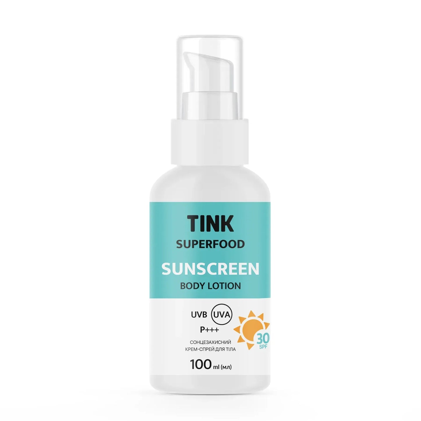 Сонцезахисний лосьйон для тіла SPF 30 Tink 100 мл