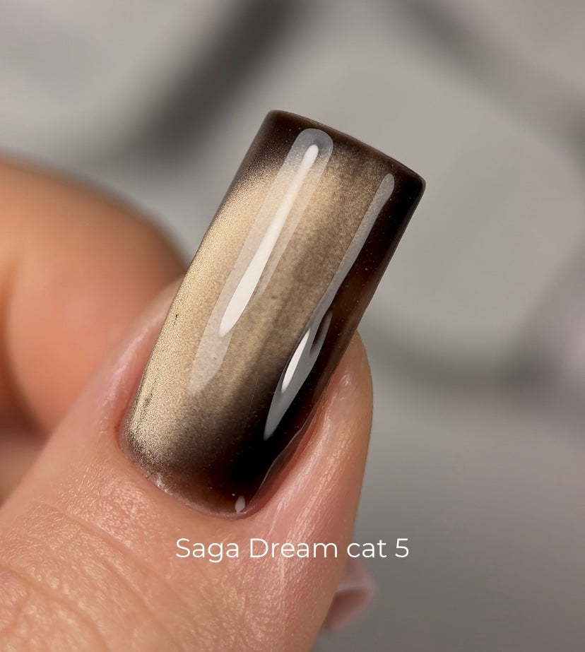 Гель-лак Saga Dream Cat Котяче Око №05, 10 мл