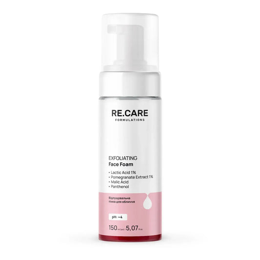 Відлущувальна пінка для обличчя Exfoliating Face foam RECARE 150 мл