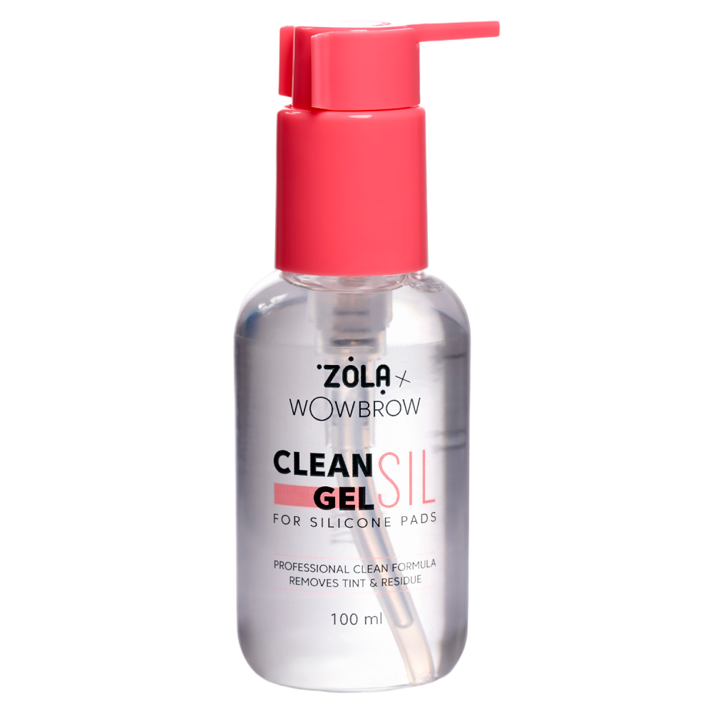 ZOLA x WowBrow Засіб для очищення валиків для ламінації вій CLEAN SIL GEL 100 мл