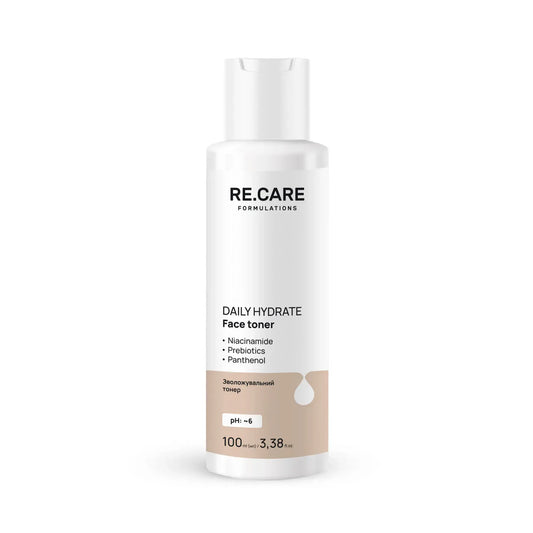Зволожувальний тонер Daily Hydrate Face Toner RE.CARE